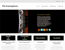 Tablet Screenshot of gramophone.ca