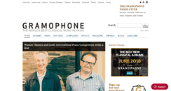 Desktop Screenshot of gramophone.co.uk